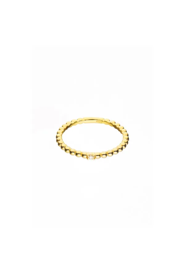 Rings Mini Diamond Ring, yellow gold with modern design available now