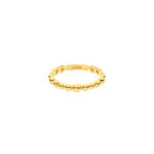 Beads Ring, yellow gold