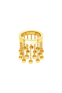 Rings Orbs Chainfall Ring, yellow gold available online with expert craftsmanship