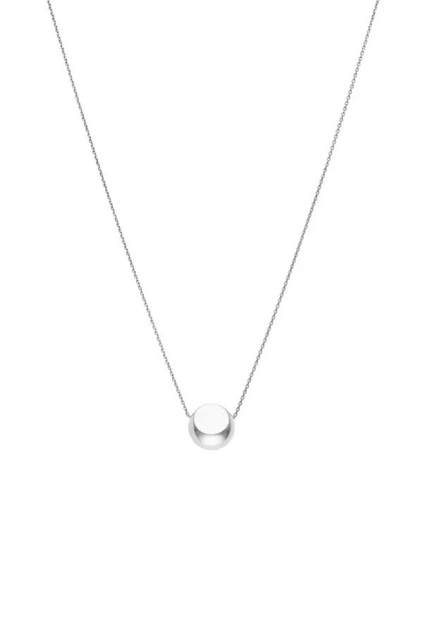 Exclusive Necklaces Semi-Orb Necklace, white gold from Guzema