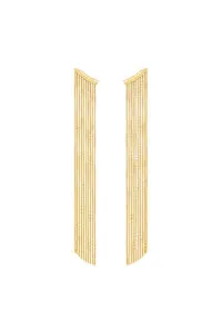 Earrings Chainfall Earrings, yellow gold for stylish and elegant looks