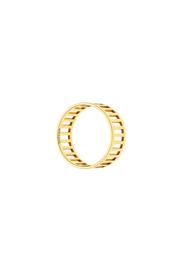 Rings Striped Ring, yellow gold available online with expert craftsmanship