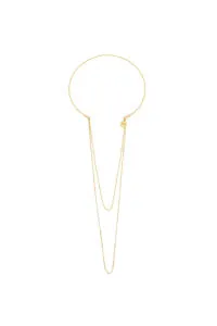 Chokers Chain Transformer Choker, yellow gold with a unique touch from Guzema