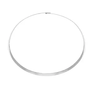 Solid Wide Choker, white gold