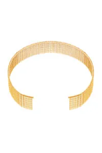 Chokers Bold Chainfall Choker, yellow gold with a unique touch from Guzema