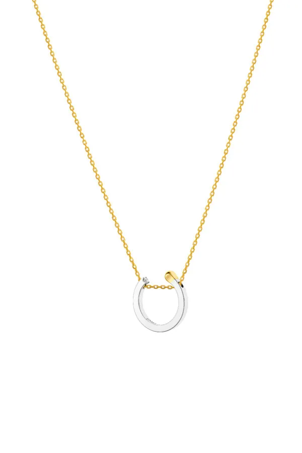 Exclusive Necklaces Round Match Necklace, diamond, white gold from Guzema