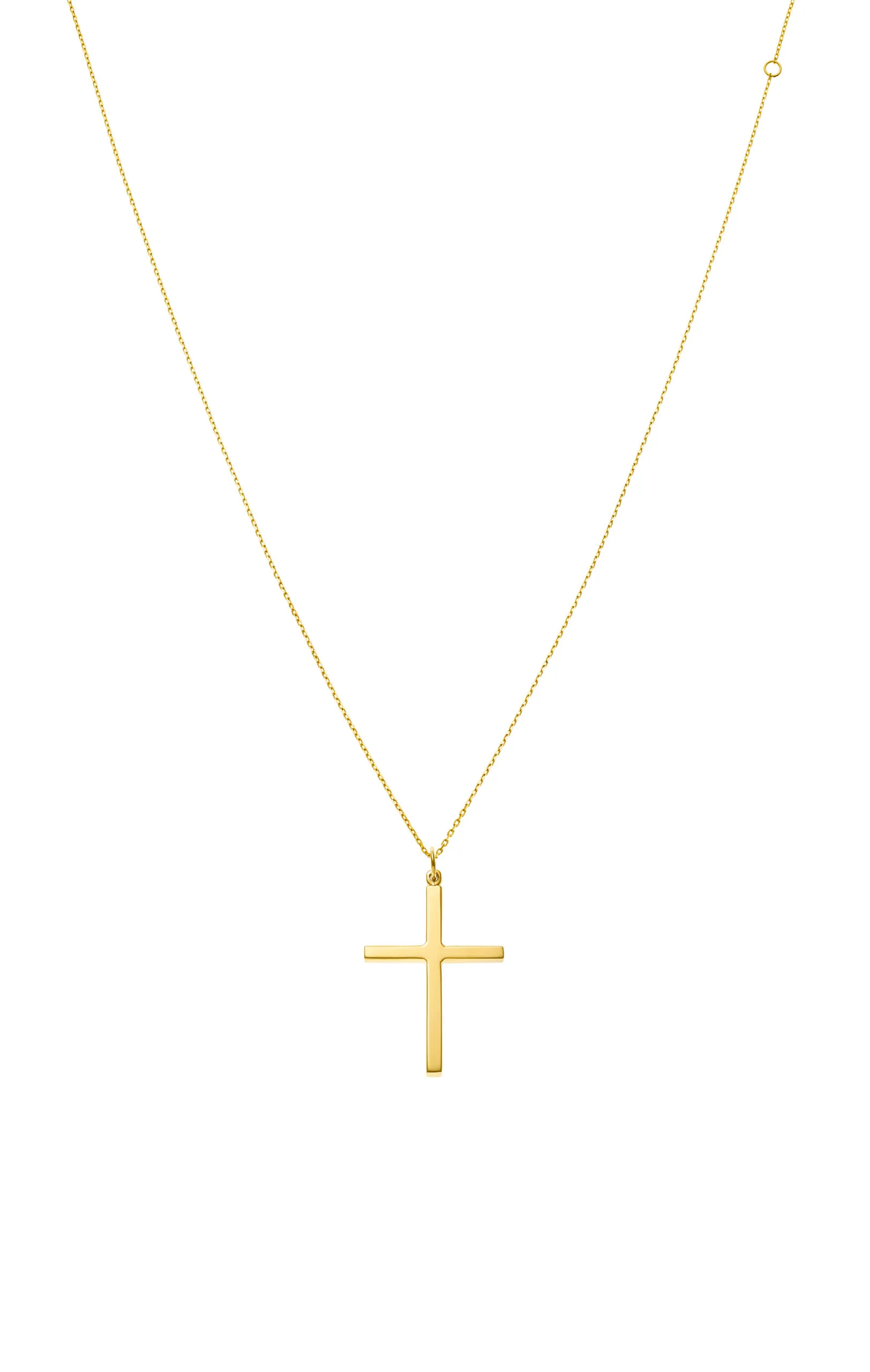 Necklaces Grand Cross, yellow gold with fast delivery from Guzema