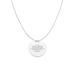 I love you Necklace, white gold