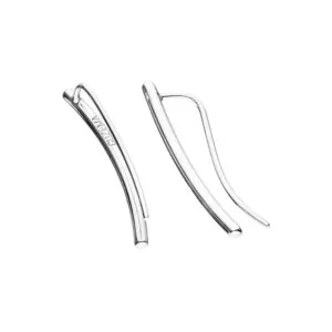 Arc earrings, white gold