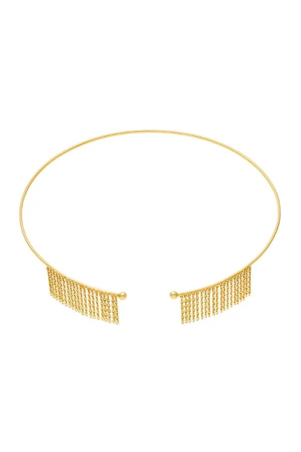 Chokers Chainfall Choker, yellow gold available online with unique design