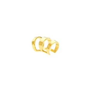 Trio Ear Cuff, yellow gold