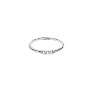Trio Diamond Orb Ring, white gold