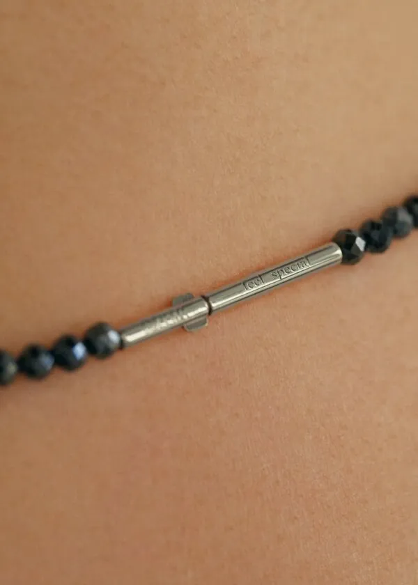 Custom Necklaces Orb Accent Gems Necklace, white gold for a luxurious style