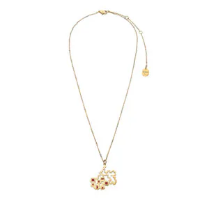 Kalyna Necklace, yellow gold