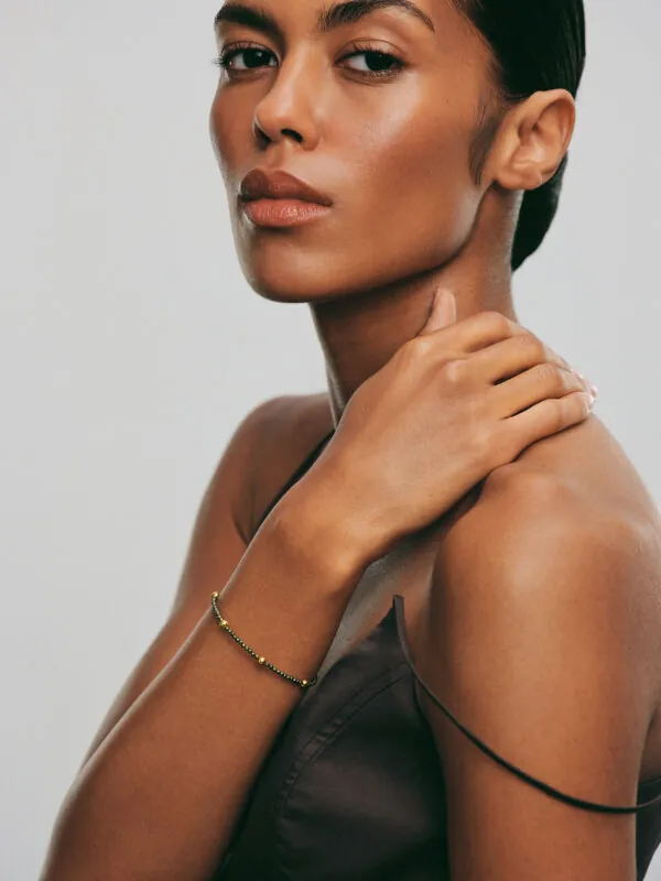 Bracelets Orb Accent Gems Bracelet, yellow gold with modern elegance