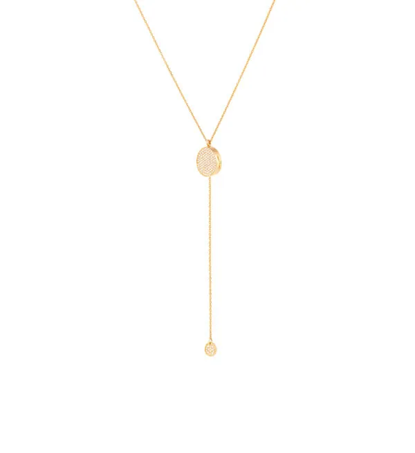 Necklaces Oval Locket Necklace, diamonds, yellow gold with fast delivery from Guzema