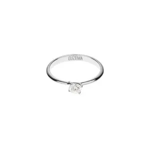 Solo Diamond Beaded Ring, white gold