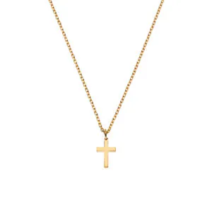 Mini Cross, yellow gold