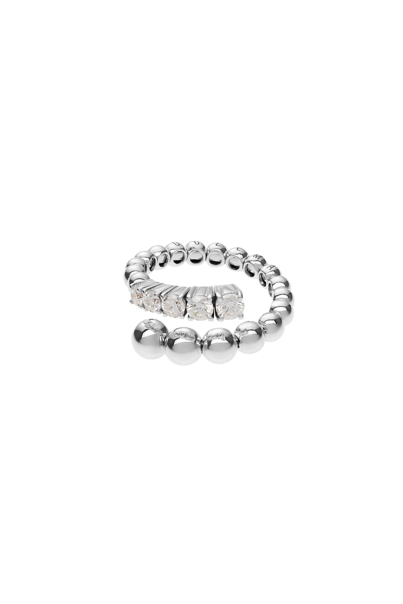 Rings Quintessence Diamond Ring, white gold with luxury craftsmanship from Guzema