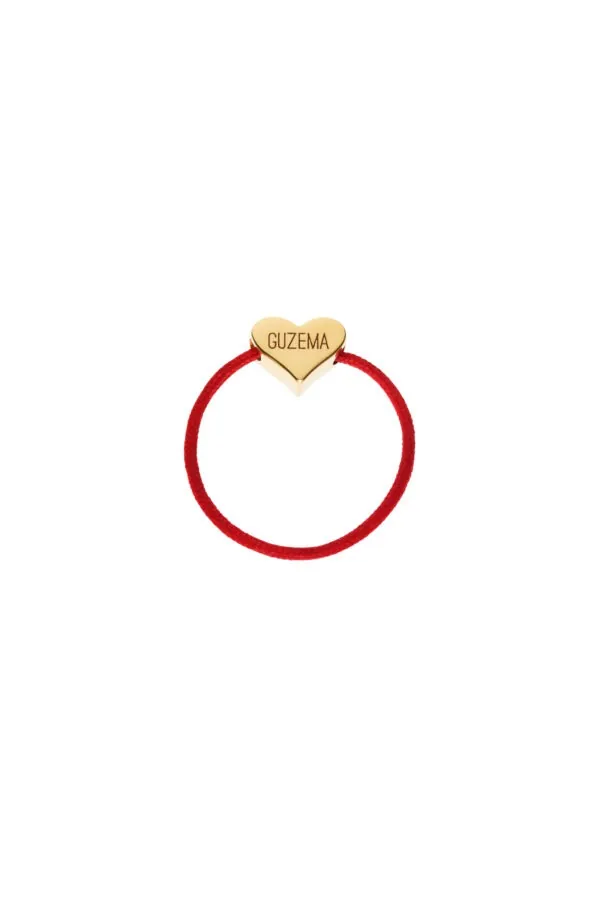 Rings Heart Cord ring, yellow gold with luxury craftsmanship from Guzema