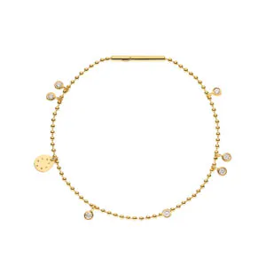 Eternal Bracelet, diamonds, yellow gold