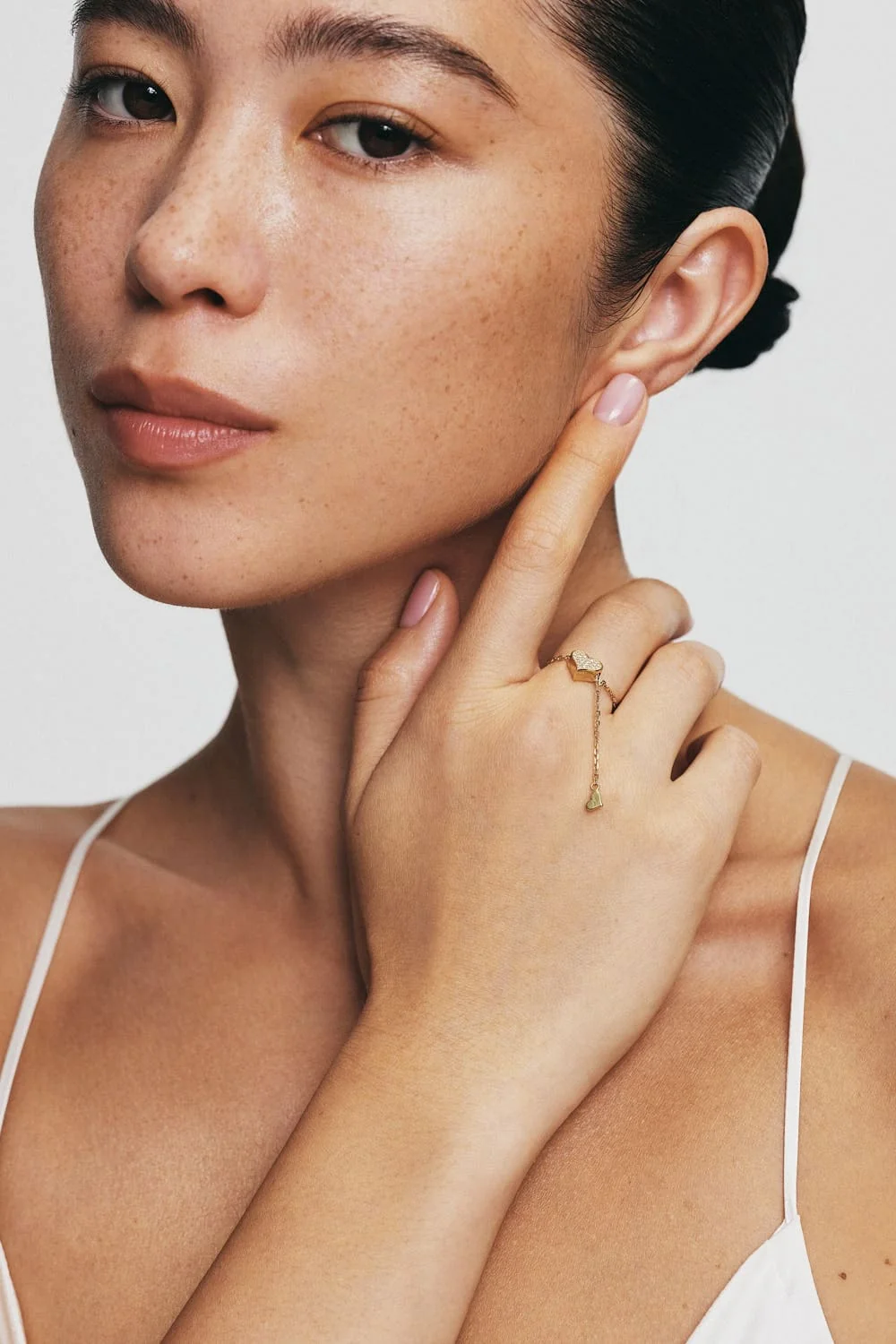 Rings Heart Transformer Ring, diamonds, yellow gold with luxury craftsmanship from Guzema