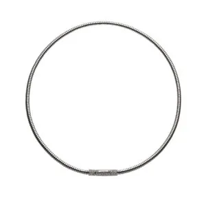 Snake Necklace, diamonds, white gold