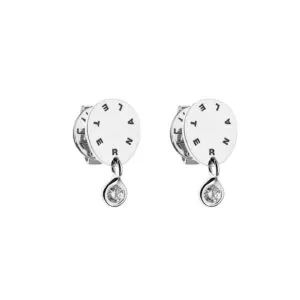 Solo Diamond Eternal Earrings, white gold