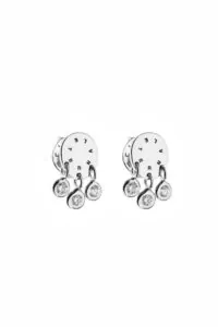 Earrings Trio Diamonds Eternal Earrings, white gold for stylish and elegant looks