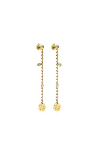 Earrings Solo Chain Eternal Earrings, diamonds, yellow gold for stylish and elegant looks