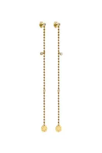 Earrings Lata Chain Eternal Earrings, diamonds, yellow gold with timeless design by Guzema