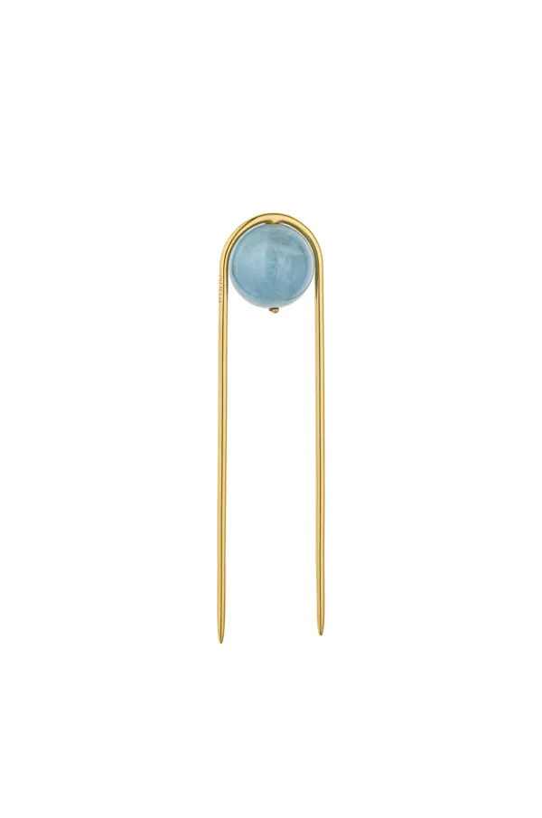 Best Celestial Blue Hairpin, yellow gold for any occasion