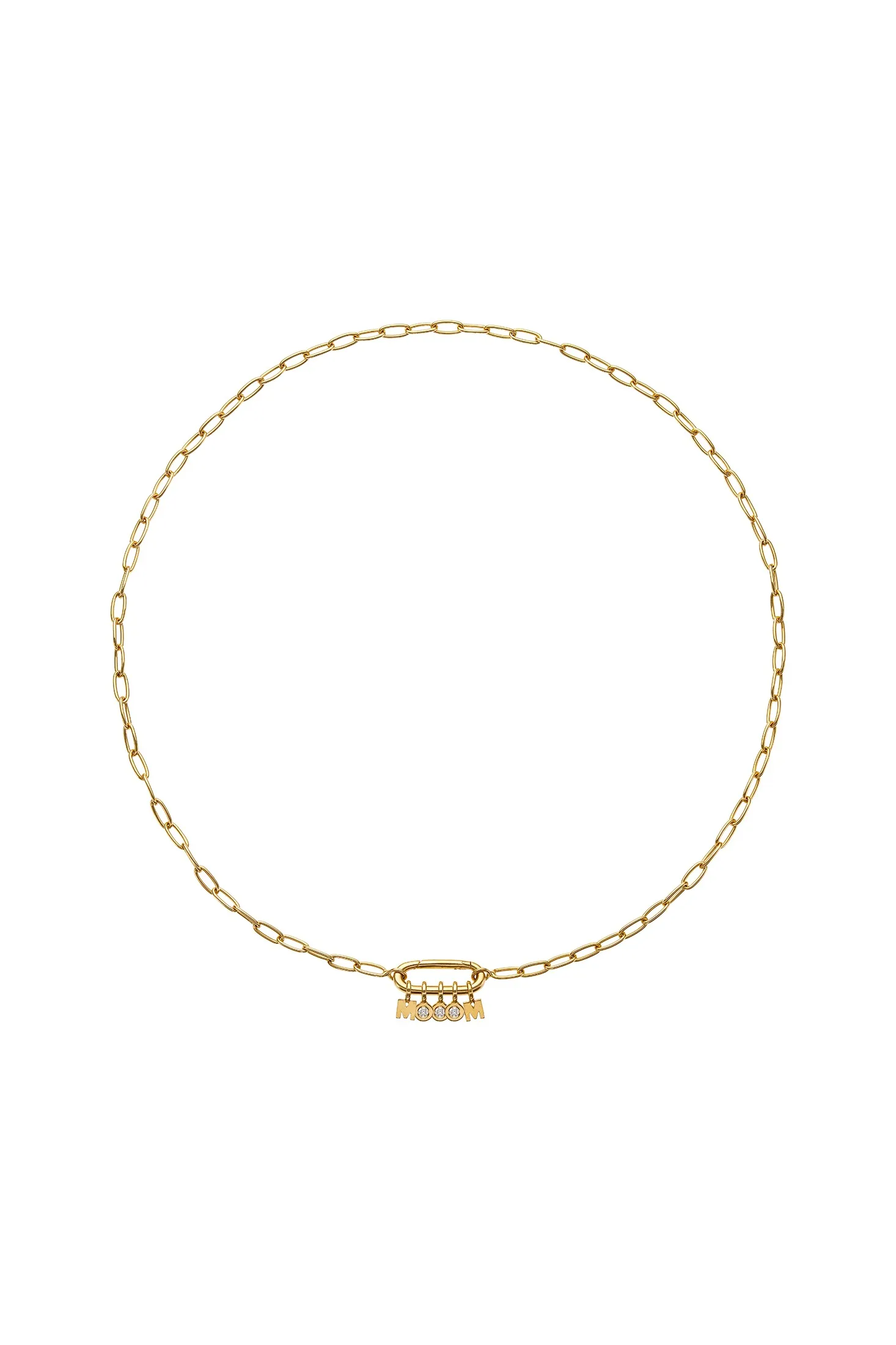 Necklaces MOM Necklace, diamond, yellow gold with fast delivery from Guzema