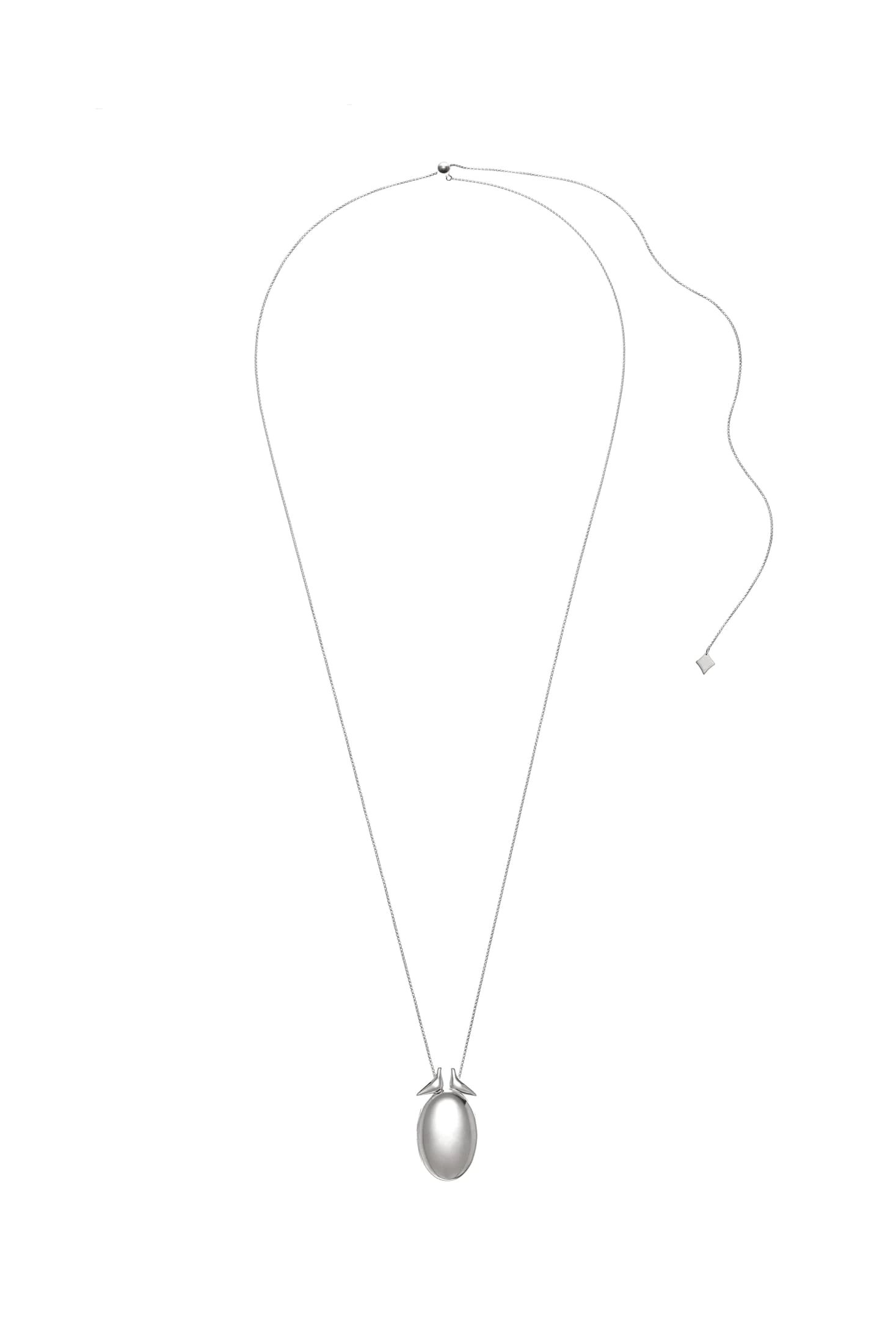 Custom Necklaces Magic Egg Locket Pendant, white gold for a luxurious style