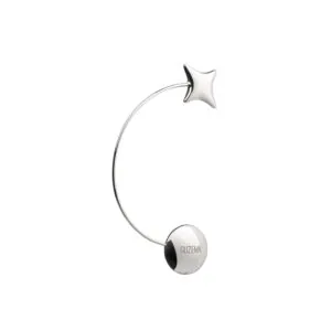 Star Brooch, white gold